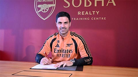 Chính thức: Arsenal gia hạn hợp đồng với Mikel Arteta